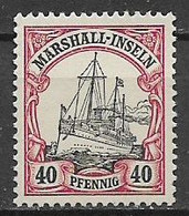 GERMANIA REICH 1900 COLONIA ISOLE MARSHALL SERIE ORDINARIA DENTELLATURA 14  YVERT 19  MLH VF - Kolonie: Marshall-Inseln