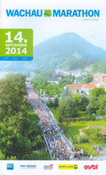 Broschüre Wachau Marathon 2014 Krems Emmersdorf Aggsbach Spitz Weissenkirchen Dürnstein Schönbühel Rossatz Loiben Donau - Sport