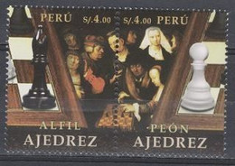 Peru 2017 Chess Stamps 2v MNH - Peru