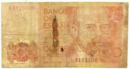 ESPAÑA - 200 Pesetas - 16.09.1980 ( 1984 ) - Pick 156 - Serie G - Leopoldo Garci De Las Alas Clarin - [ 4] 1975-…: Juan Carlos I.