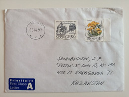 1997..SWEDEN.. COVER WITH STAMPS  ..  PAST MAIL .. - Covers & Documents