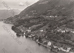 CARTOLINA  SAN NAZZARO E PIAZZOGNA,TICINO,SVIZZERA,LAGO MAGGIORE,AEROFOTO,NON VIAGGIATA - San Nazzaro