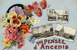 Ancenis * Souvenir De La Commune * Cpa 3 Vues - Ancenis