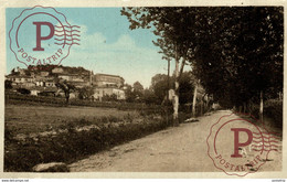 MONTAIGU-DU-QUERCY - ROUTE D' AGEN ET VUE GÉNÉRALE - Montaigu De Quercy