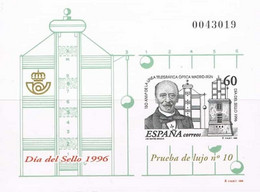 [P57] España 1996, Prueba De Lujo 10: Día Del Sello (MNH) - Probe- Und Nachdrucke