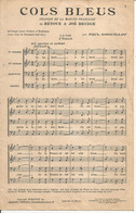Partition Musicale Ancienne, COLS BLEUS , MARINE FRANCAISE , Frais Fr 1.95 E - Spartiti