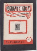 SERBIA, 1963, STAMP MAGAZINE "FILATELISTA", # 1-2 + - Otros & Sin Clasificación