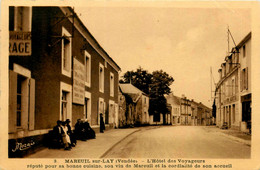 Mareuil Sur Lay * Rue Et Hôtel Des Voyageurs - Mareuil Sur Lay Dissais