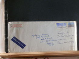 90/669D/84 LETTRE  CANADA POUR LA BELG.1989 - Briefe U. Dokumente