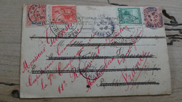 Carte Envoyée De FRANCE En INDOCHINE Puis ARGENTINE Puis Retour En FRANCE - 1905/1906............. 250-7334 - 1877-1920: Periodo Semi Moderno