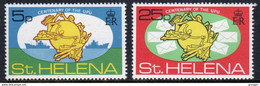 St Helena 1974 Set Of Stamps Celebrating Centenary Of The UPU In Unmounted Mint - St. Helena