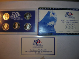 ESTADOS UNIDOS/USA Proof Set 2005 S 1/4 Dolar 50 Estados  (9898) - Proof Sets