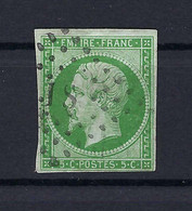 Frankreich Mi.11 Losange De Paris Type Carctere Romeins Letter JS: 19 Rue D'Antin - 1853-1860 Napoleon III