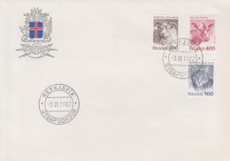 Enveloppe  FDC  1er Jour    ISLANDE    Animaux    1982 - FDC