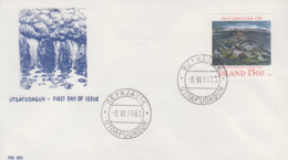 Enveloppe  FDC  1er  Jour    ISLANDE    Eruption  Volcanique  SKAFTARELDAR    1983 - FDC