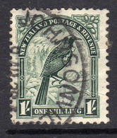 New Zealand GV 1935-6 1/- Parson Bird Definitive, Used, SG 567 (A) - Used Stamps
