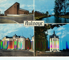 Aulnoye * Souvenir De La Commune * Cpa 4 Vues - Aulnoye