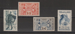 Tunisie 1950 Divers Du 334 Au 337, 4 Val ** MNH - Unused Stamps