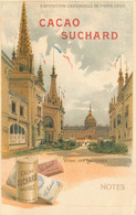 CARTE Publicitaire CACAO SUCHARD  Dome Des Invalides  (exposition Universelle 1900 ) - Publicité