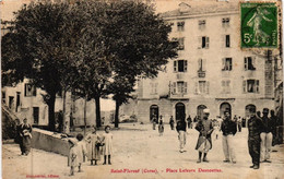 CORSE - SAINT-FLORENT - Animation Militaires Place Lefevre Desnoettes - 1908 Ed. Alessandrini - Sonstige & Ohne Zuordnung