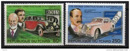 Tchad PA N° 260 / 61 XX Grands Constructeurs Automobiles : Rolls Et Talbo, Les 2 Valeurs Sans Charnière, T.B - Ciad (1960-...)