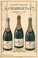 CARTE Publicitaire CHAMPAGNE A.CHARBAUT&Cie  Mareuil Sur Ay (Marne) - Publicité