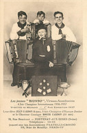 Les Jeunes BIONDO Virtuoses Accordeonistes  79 Rue Boucicaut FONTENAY Aux ROSES - Artisti