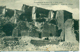 CPA13- VERNEGUES- Tremblement De Terre Du 11 JUIN 1909- Maisons à L'Entrée Du Village - Sonstige Gemeinden