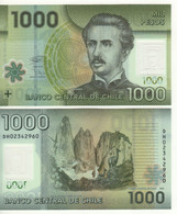 CHILE New Date 1'000  Pesos ,   POLIMER  P161L   2020  "Ignacio Carrera Pinto + Guanacos In National Park" UNC - Cile