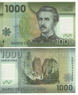 CHILE New Date 1'000  Pesos ,   POLIMER  P161L   2020  "Ignacio Carrera Pinto + Guanacos In National Park" UNC - Chili