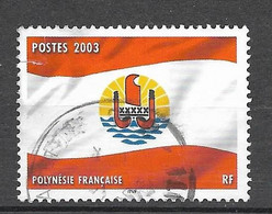 Timbres Oblitérés De Polynésie Française, N°697 YT, Drapeau Polynésien, Flag - Gebruikt
