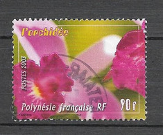 Timbres Oblitérés De Polynésie Française, N°699 YT, Fleur, Orchidée - Gebruikt