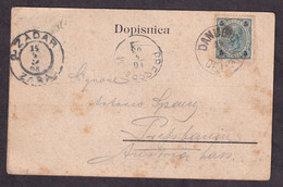 Austria/Croatia - Postcard Sent Via Zadar To Pressbaum In Austria, Cancelled By M.T.P.O. OE LOYD DANUBIO Postmark 15.05. - Lettres & Documents