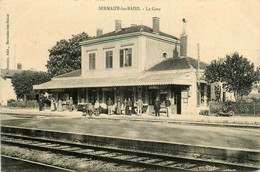 Sermaize Les Bains * Vue Sur La Gare Du Village * Ligne Chemin De Fer - Sermaize-les-Bains