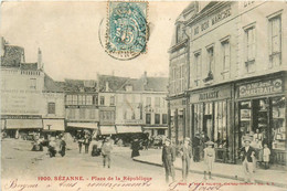 Sézanne * La Place De La République * Commerce Magasin MALTRAIT * Bazar Universel - Sezanne
