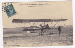 L'Aviation Militaire Au Camp De Châlons - Biplan Militaire Henry Farman - ....-1914: Precursori