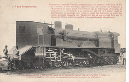 Les Locomotives Francaises -Systeme Thuille Construite Par Les Ateliers Schneider -Fleury CPA  Serie # 1 (rouge)  -  CPA - Trains