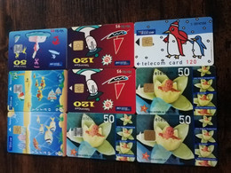 PORTUGAL    9x CHIPCARD  ALL DIFFERENT  SERIE 5   Nice  Fine Used      **8800** - Portugal