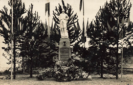 51 - MARNE - BAZANCOURT - Carte Photo Monuments Aux Morts (10226) - Bazancourt