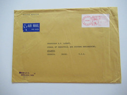 1980 Umschlag Mit Stempel House Of Assembly Adelaide 5000 Freistempel Aufkleber Hindley ST. Postage Paid - Storia Postale