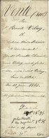 GENEALOGIE: Vente Par B. VELAY à A. M. RIVIER, Letra (69), 16 Juin 1850 - Manuscripts