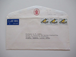 1980 Umschlag The President Legislative Council Of Victoria Marken Mit Lochung / Perfin VG Air Mail Nach Atlanta - Storia Postale