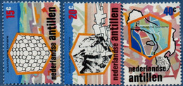 Dutch Antilles 1974 Salt Industry Bonaire 3 Values MNH 2202.1480 Nederlandse Antillen - Fábricas Y Industrias