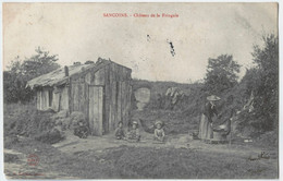 18 - SANCOINS- CPA - Château De La Fringale - Circulée 1904 - Sancoins