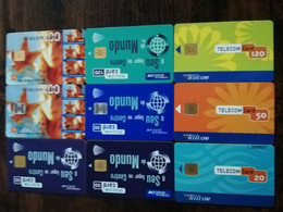 PORTUGAL    9x CHIPCARD  ALL DIFFERENT  SERIE 11   Nice  Fine Used      **8806** - Portugal