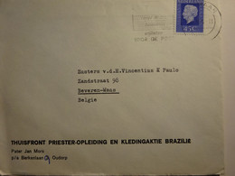 Enveloppe Van THUISFRONT PRIESTER OPLEIDING EN KLEDINGAKTIE BRAZILIE Oudorp Naar Beveren Waas - Unclassified