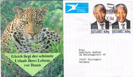 43784. Frontal Aereo UNIEGEBOU, Johannesburg (South Africa) 1994. MANDELA Stamps - Covers & Documents