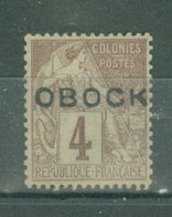 OBOCK - N° 4* Oblitéré. Sans Cachet Sans Gomme. - Used Stamps