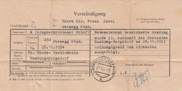 Austria 1954 Telegramm Verstandigung , Pernegg Steiermark - Telegraph