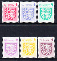 2017 Jersey Definitives Complete Set Of 6 MNH @ BELOW FACE VALUE - Jersey